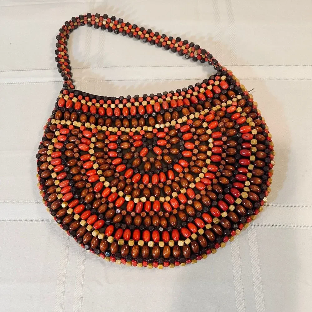 Beaded Shoulder Bag NWOT